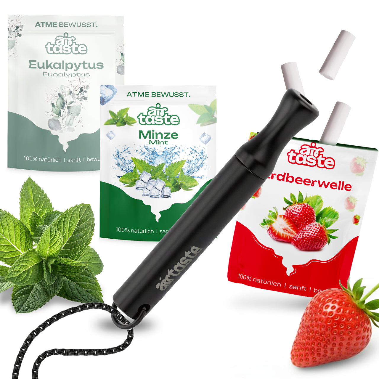 Airtaste Atemkette Starter Set Schwarz