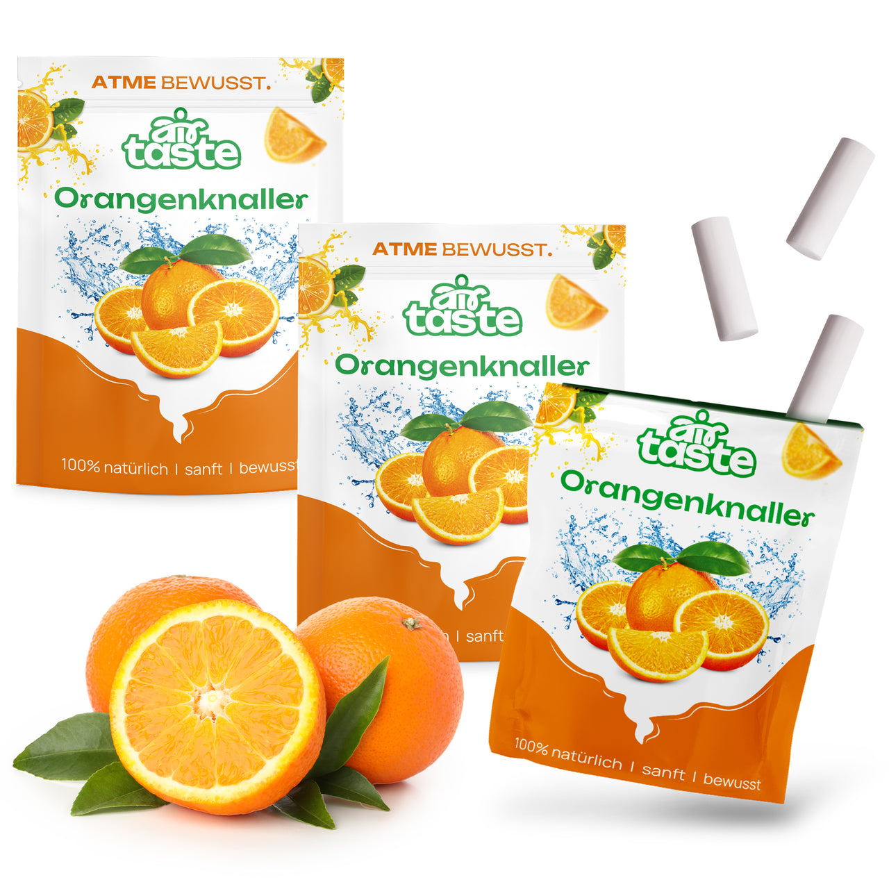 Airtaste Orangen Geschmacksfilter – 9 Filter mit 1 Monat Vorrat