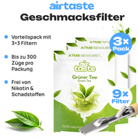 Airtaste Grüner Tee Geschmacksfilter – 9er Set