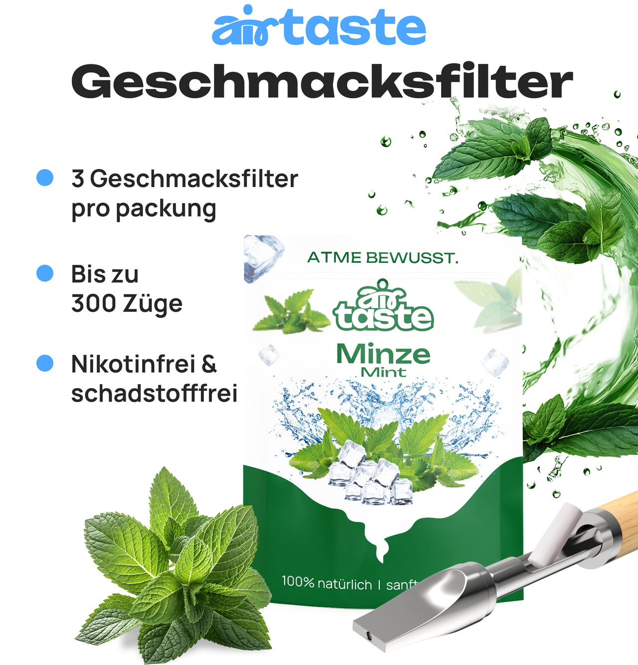 Airtaste Minze Geschmacksfilter