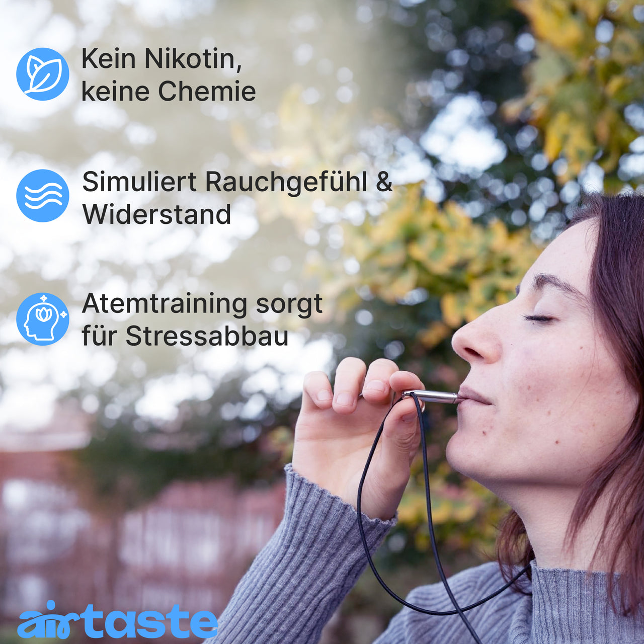 Airtaste Atemkette Starter Set Schwarz