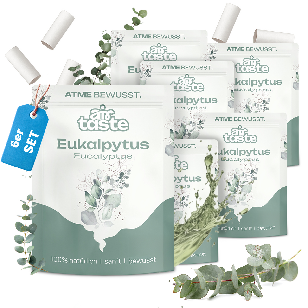 Airtaste Eukalyptus Geschmacksfilter – 18er Sett